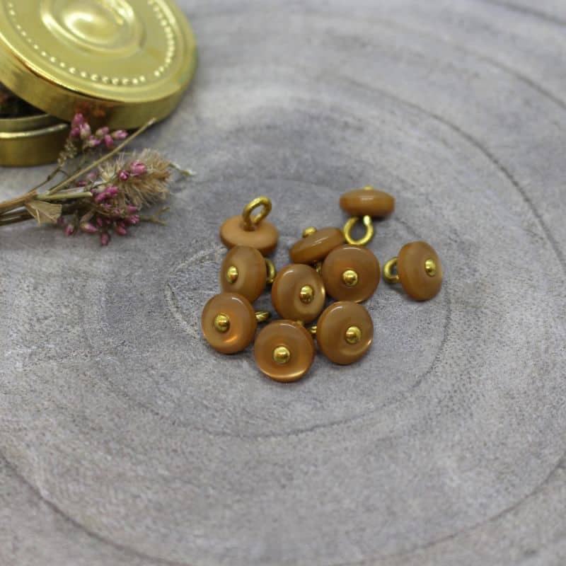 Boutons Jewel Ochre Atelier Brunette