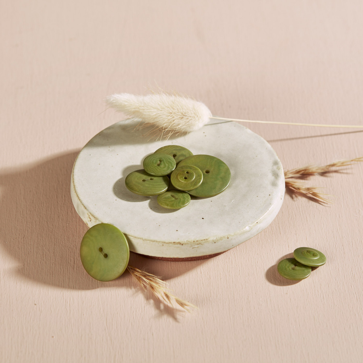 Boutons Palm Matcha Leaf Atelier Brunette