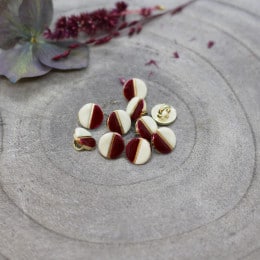 Wink Buttons Off-White - Amarante