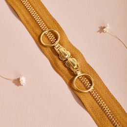 Zip Double Curseur Ochre Atelier Brunette