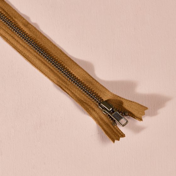 Brass Single Slider Zipper - 30 cm