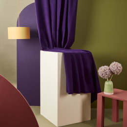 Gabardine Majestic Purple Fabric