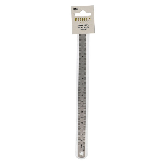 Metallic Ruler 20 cm