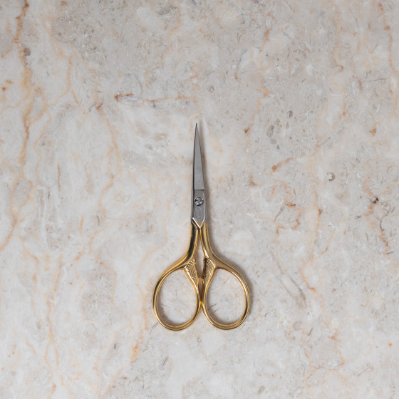 Gold embroidery scissors - 9 cm