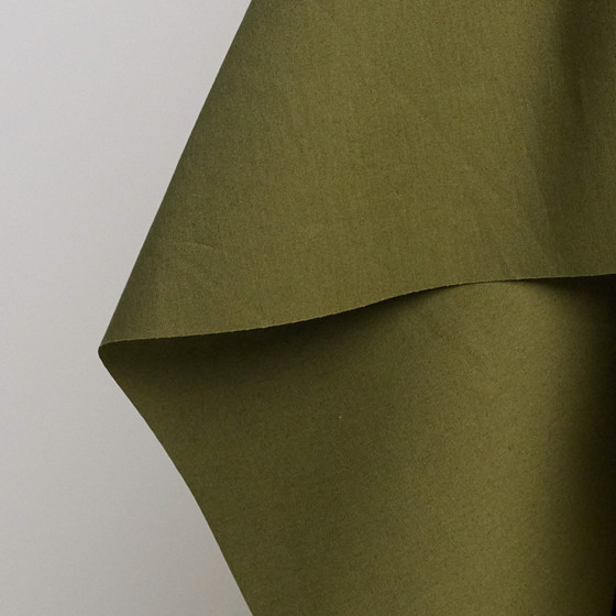 Tissu Gabardine Déperlante/Trench Ivy Green - Atelier Brunette