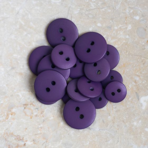 Classic Matte Buttons - Majestic Purple