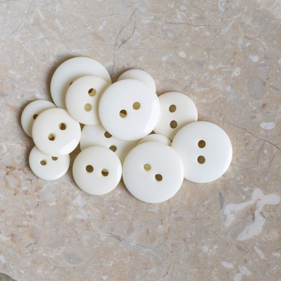 Boutons Classic Shine - Off-White