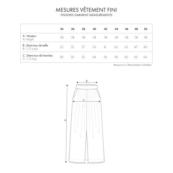 LA Jupe Défendue - Paper Sewing Pattern