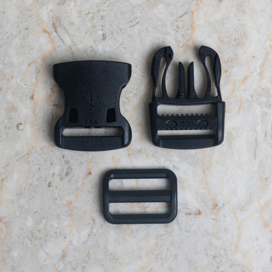 Boucles clips 30 mm - noir