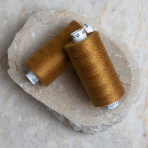 Ochre overlock bobbin x 4