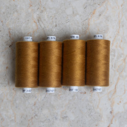 Ochre overlock bobbin x 4