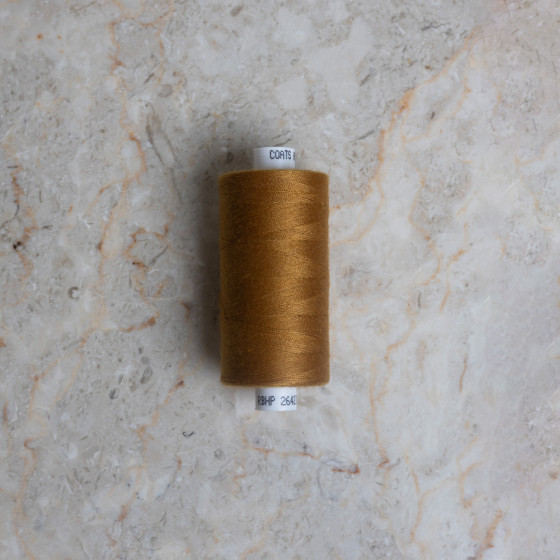 Ochre overlock bobbin x 4