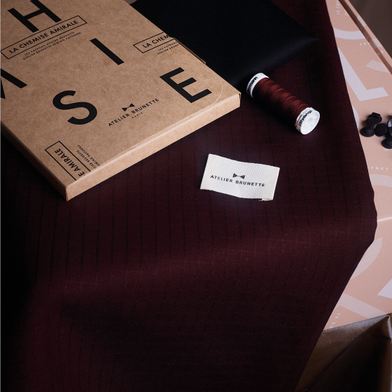 THE SEWING BOX:  LA CHEMISE AMIRALE LITTLE TILE CRISPY BROWNIE