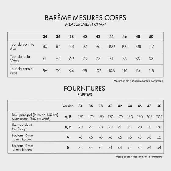 LA Chemisette - PDF sewing pattern