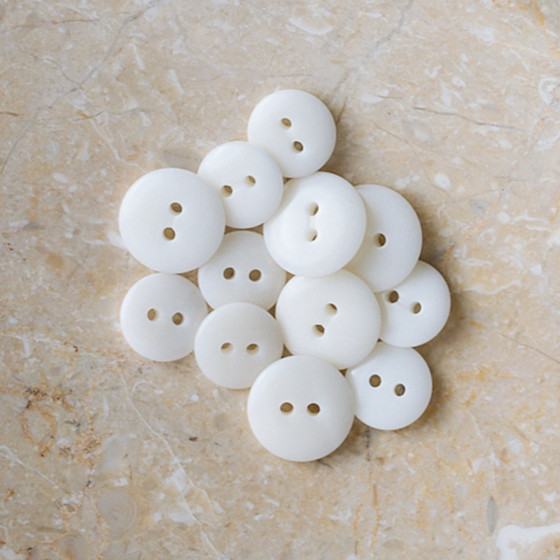 Boutons Viny Optic White - Atelier Brunette