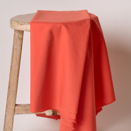 Poplin Poppy Tangerine Fabric