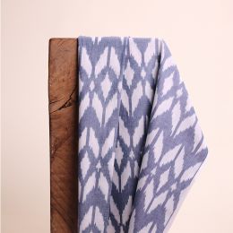"Ikat Kamla Blue" Fabric