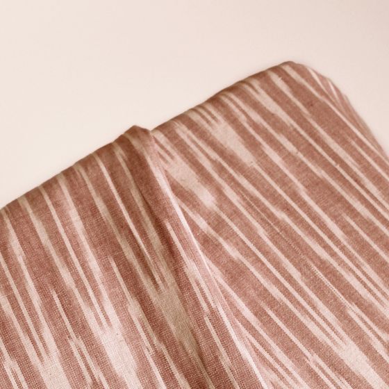 Tissu "Ikat Naya Brown"