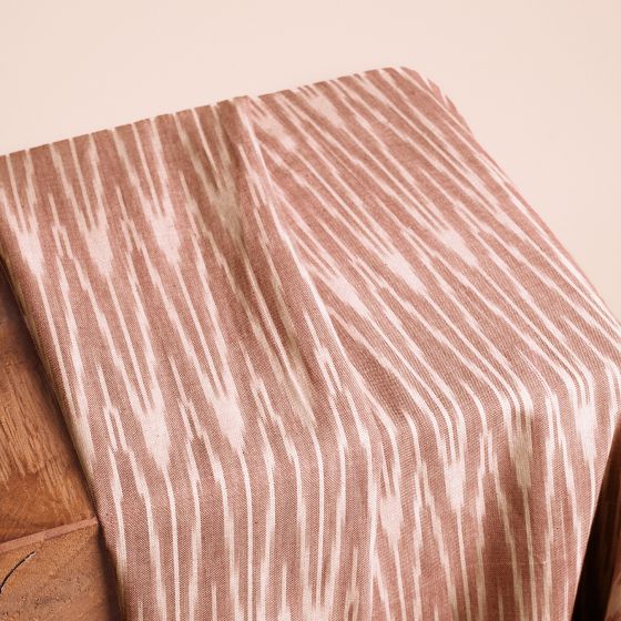 "Ikat Naya Brown" Fabric