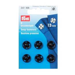 Snap fasteners - 13 mm - Black