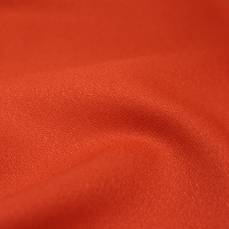 Crêpe Tangerine Fabric