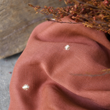 Stardust Chestnut Fabric