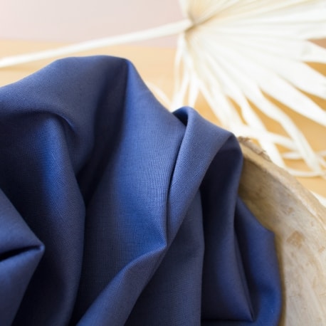 Linen Cobalt Fabric