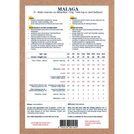 Malaga Bodysuit (1 month - 4 years)